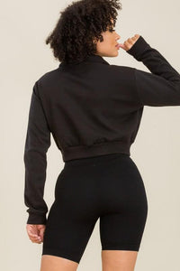 Keep It Zipped Long Sleeve-THE CLOTHING CAPITAL