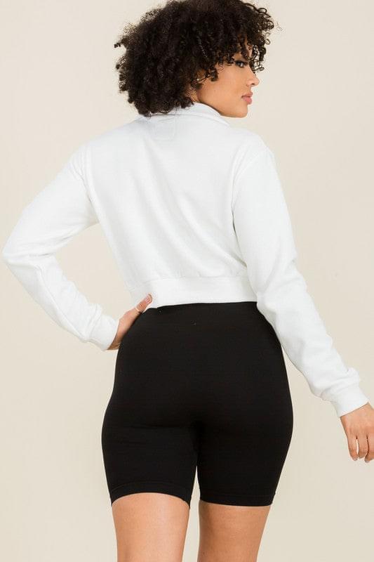Keep It Zipped Long Sleeve-THE CLOTHING CAPITAL